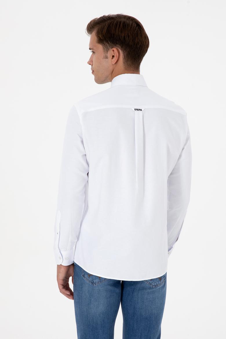 Erkek Beyaz Uzun Kollu Gömlek - 50317249026