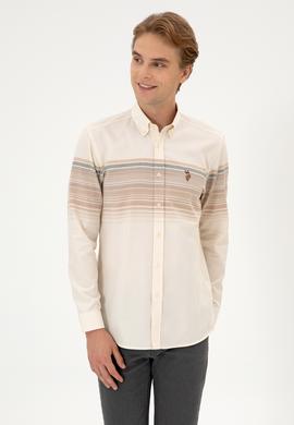 Erkek Camel Uzun Kollu Gömlek - 50316787017