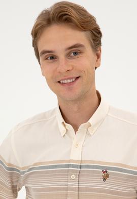 Erkek Camel Uzun Kollu Gömlek - 50316787017