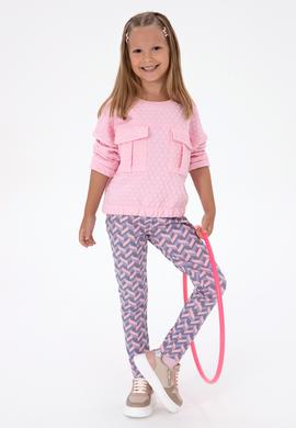 Kız Çocuk Pembe Sweatshirt - 50290726002