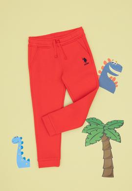 Kız Çocuk Kırmızı Şardonlu Jogger Eşofman Altı - 50316914016