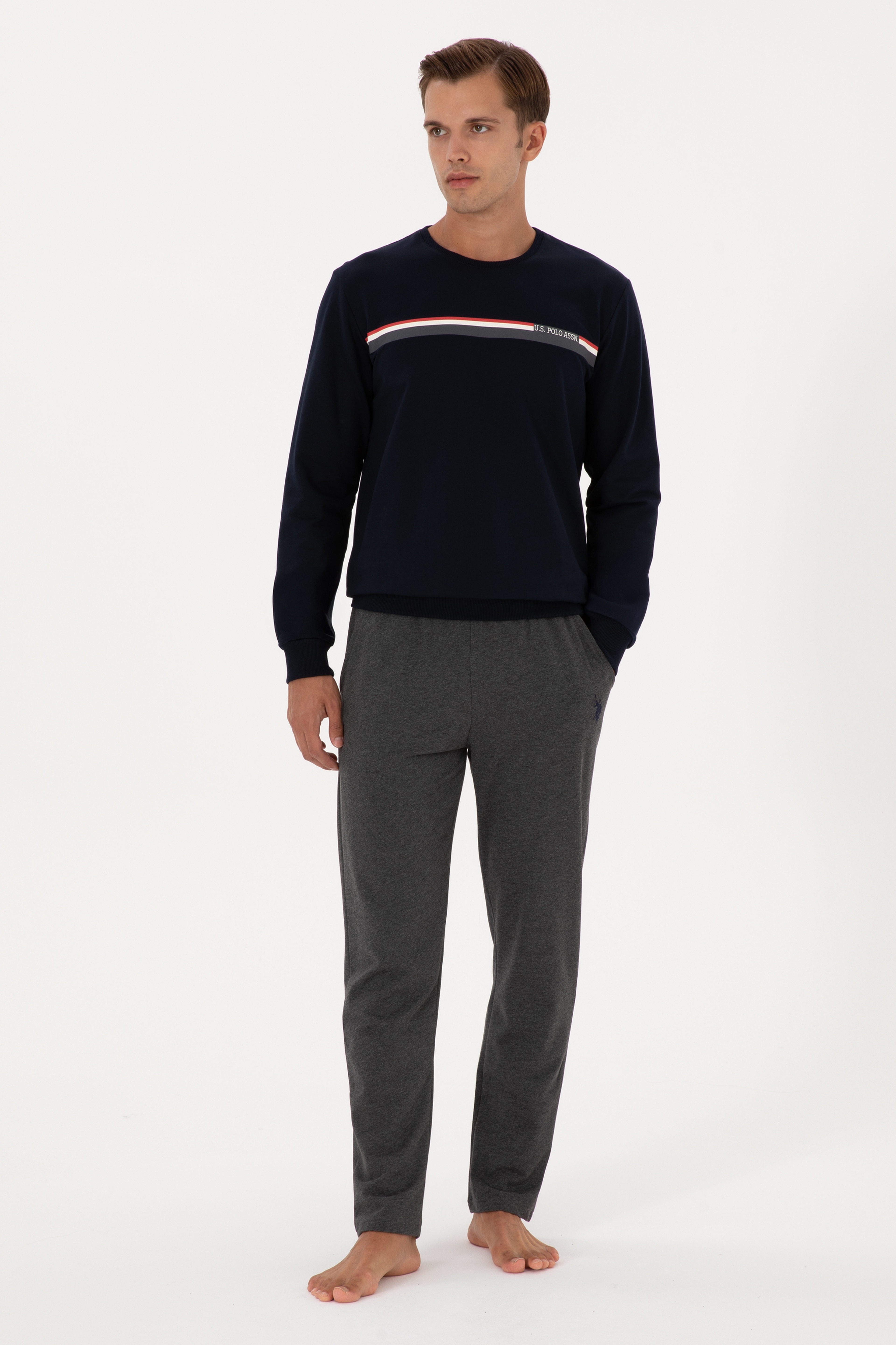 Erkek Lacivert Pijama Takımı - Image 4