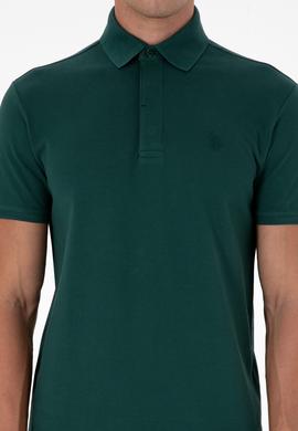 Erkek Koyu Yeşil Basic Tişört - 50306015128