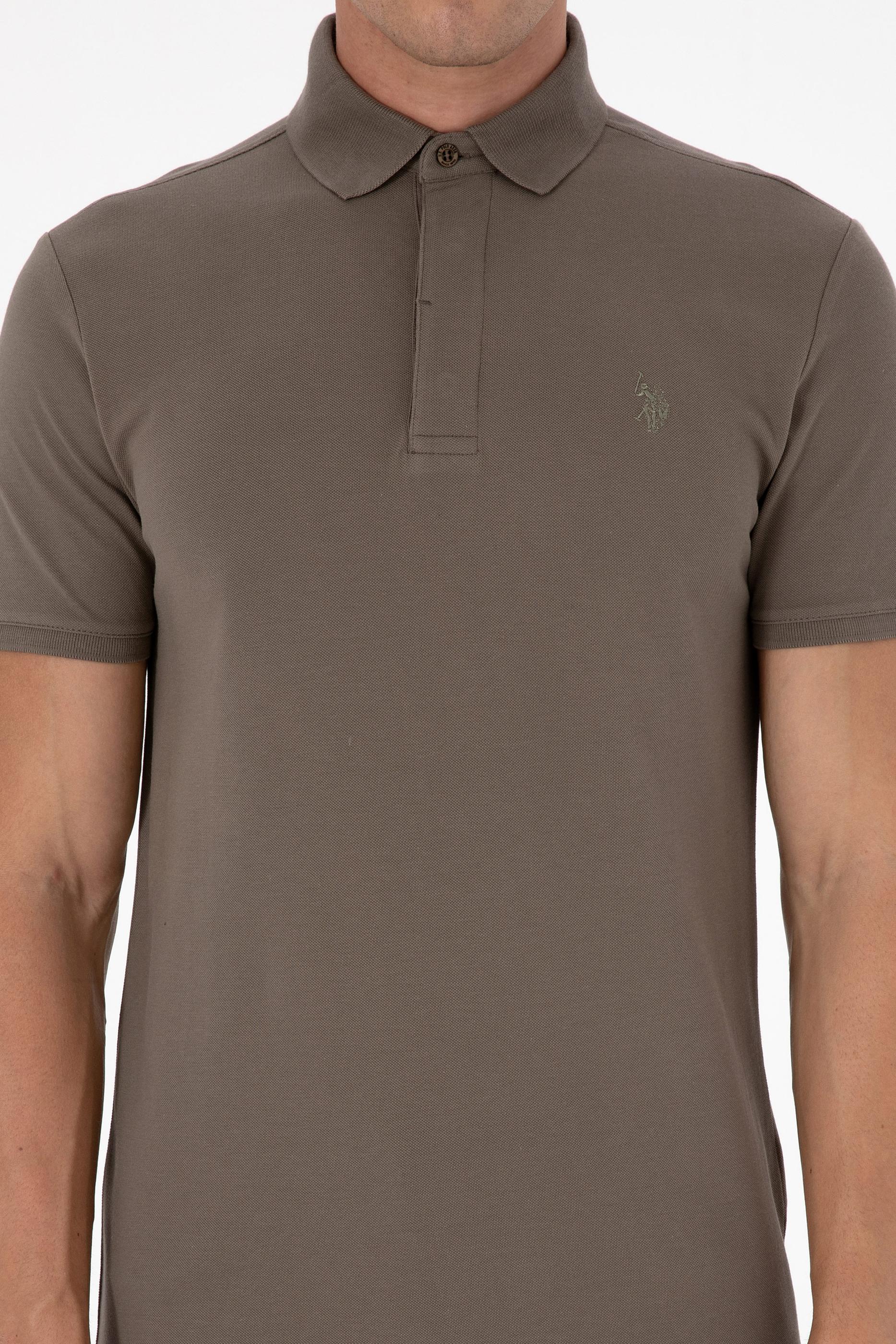 Erkek Vizon Basic Tişört