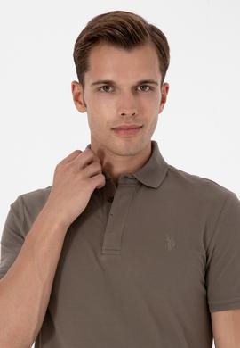 Erkek Vizon Basic Tişört - 50306015067