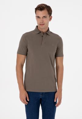 Erkek Vizon Basic Tişört - 50306015067