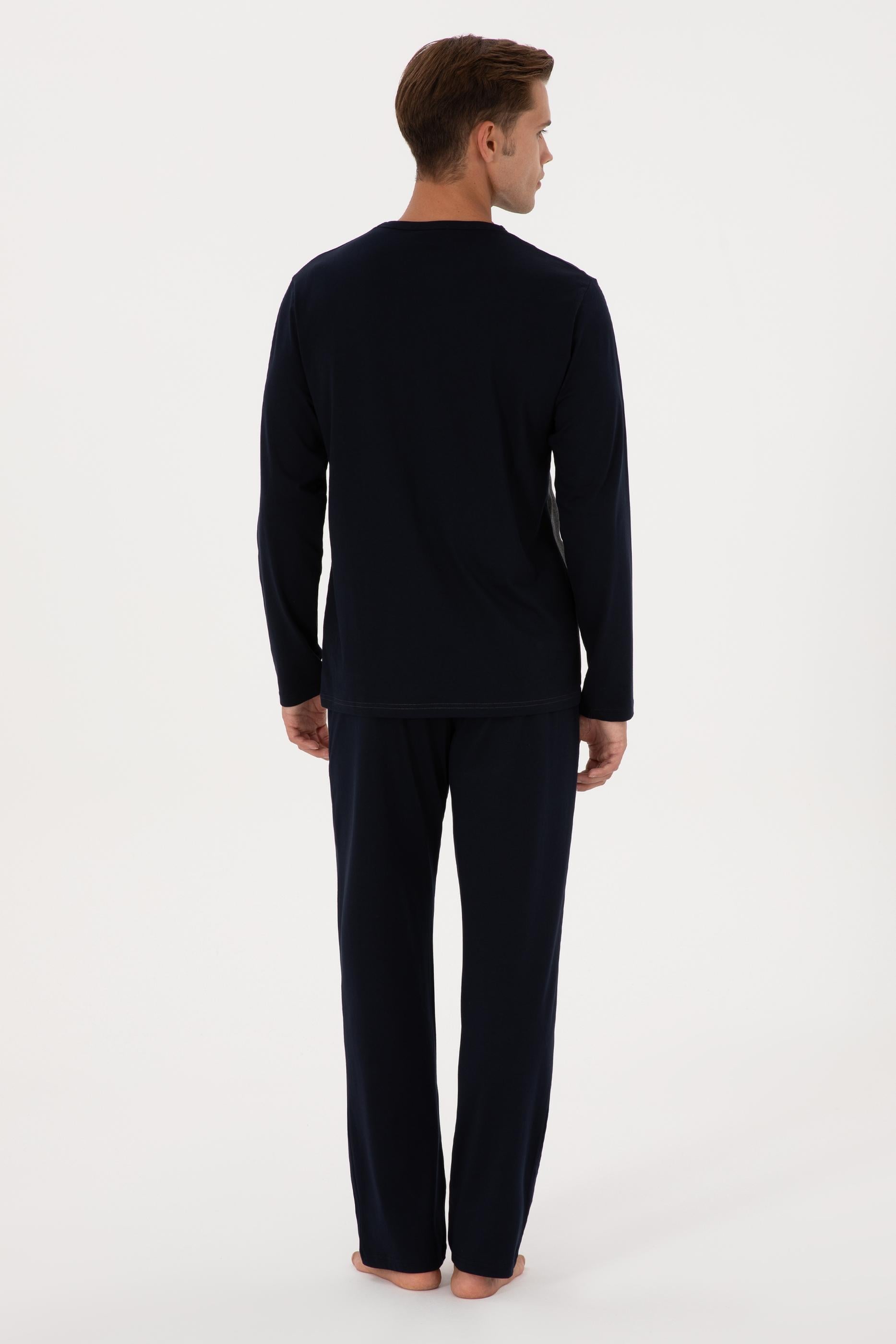 Erkek Lacivert Pijama Takımı