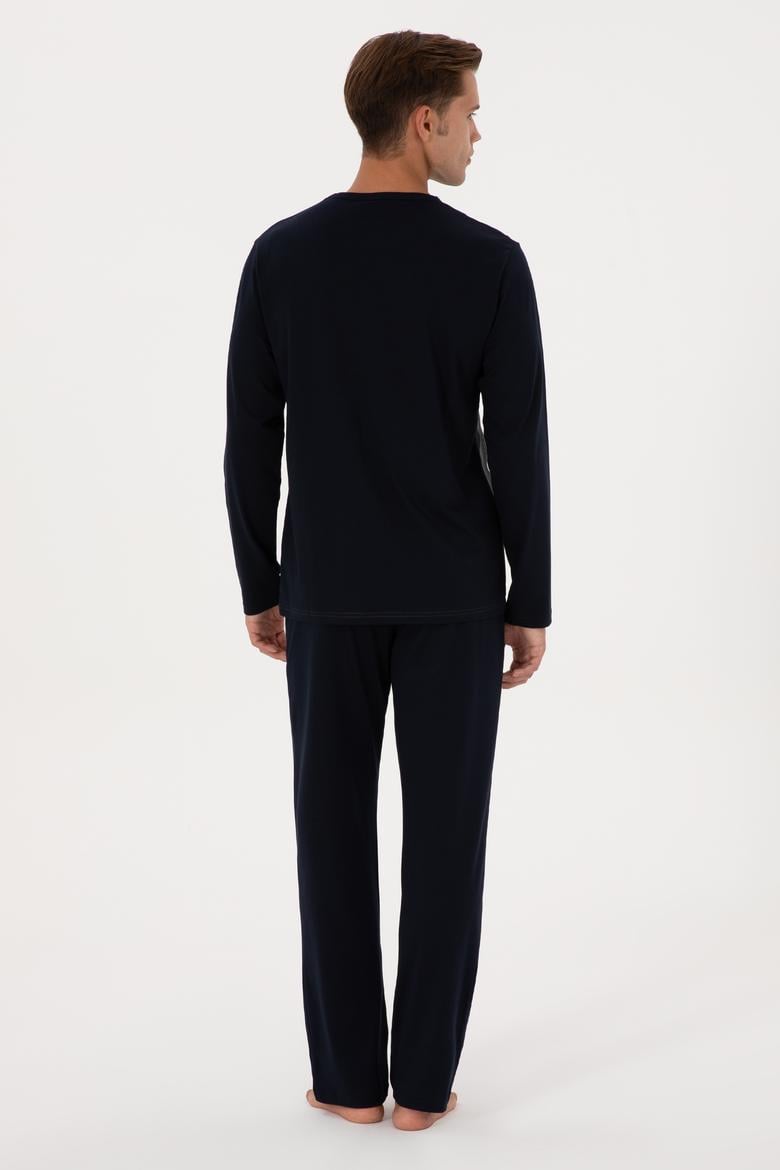 Erkek Lacivert Pijama Takımı - 50318617004