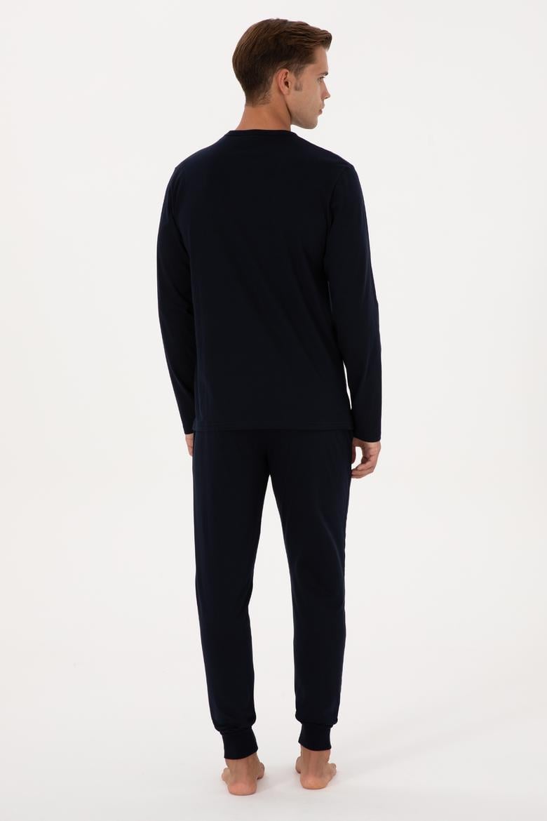Erkek Lacivert Pijama Takımı - 50318598006