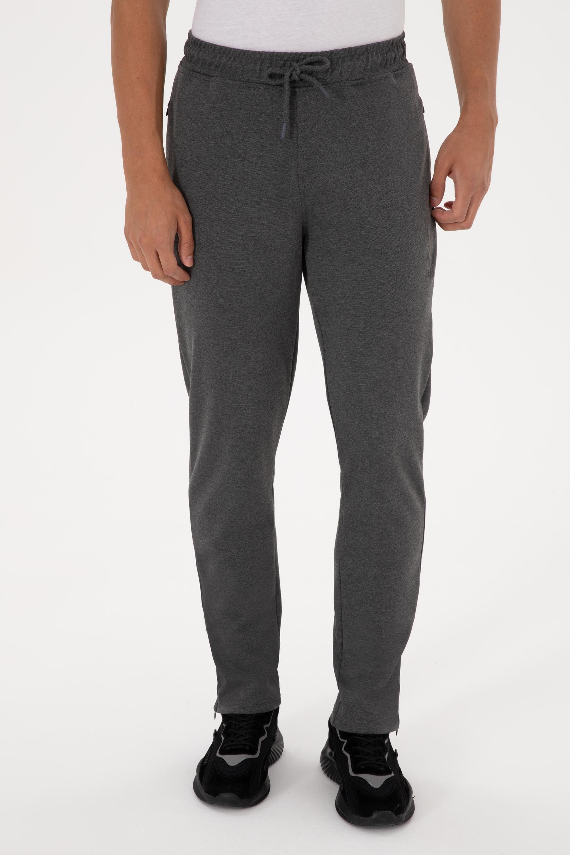 Erkek Antrasit Melanj Eşofman Altı