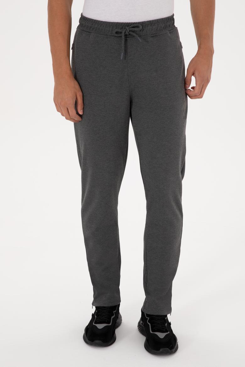 Erkek Antrasit Melanj Eşofman Altı - 50313817011