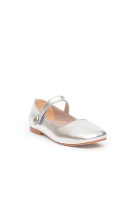 Kız Çocuk Gri Babet Ayakkabı - 50315715041