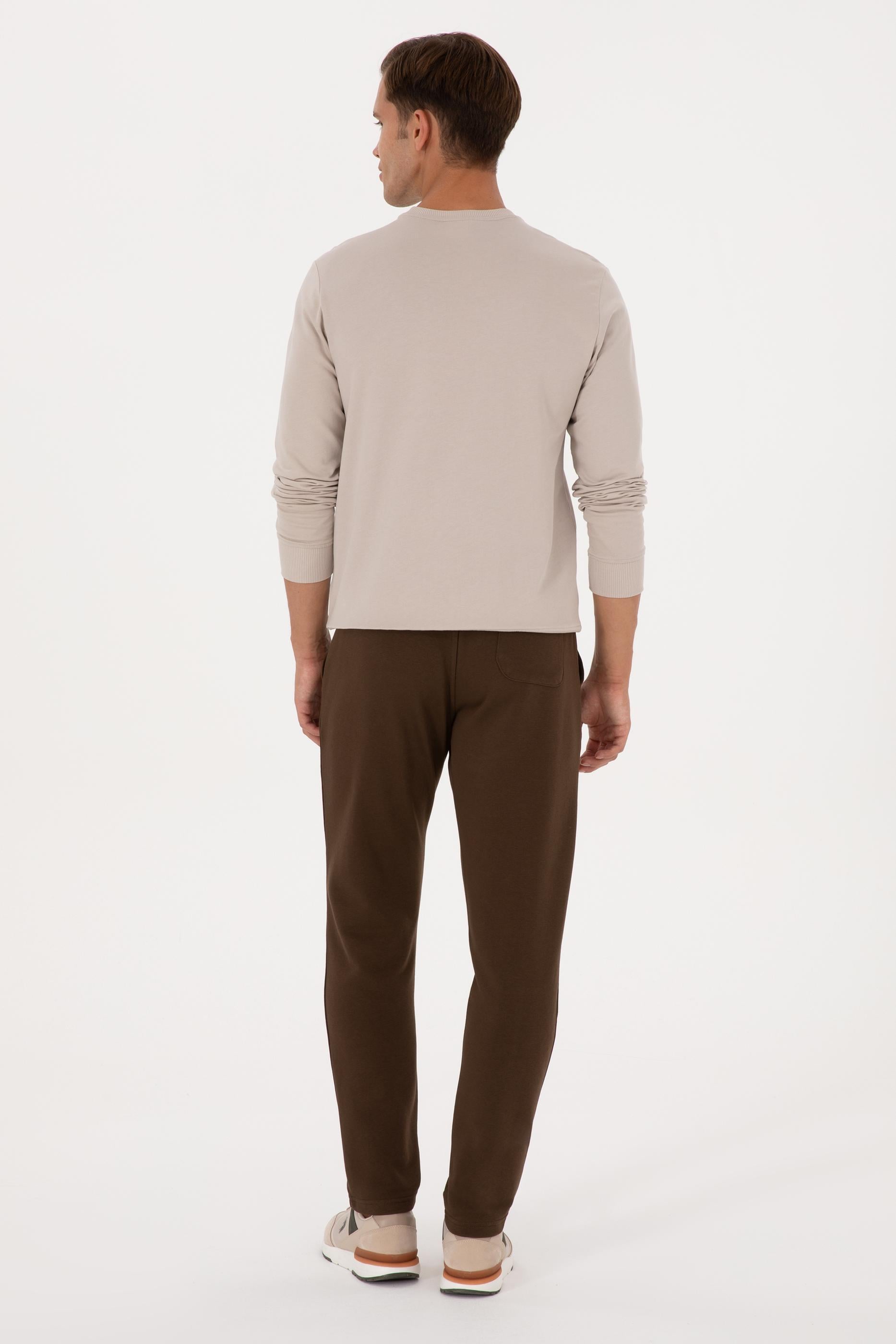 Erkek Kahverengi Eşofman Altı