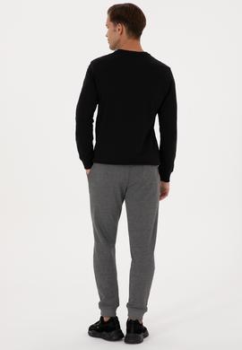 Erkek Antrasit Melanj Eşofman Altı - 50313759023