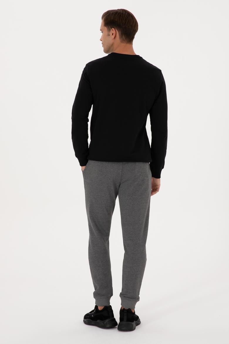 Erkek Antrasit Melanj Eşofman Altı - 50313759023