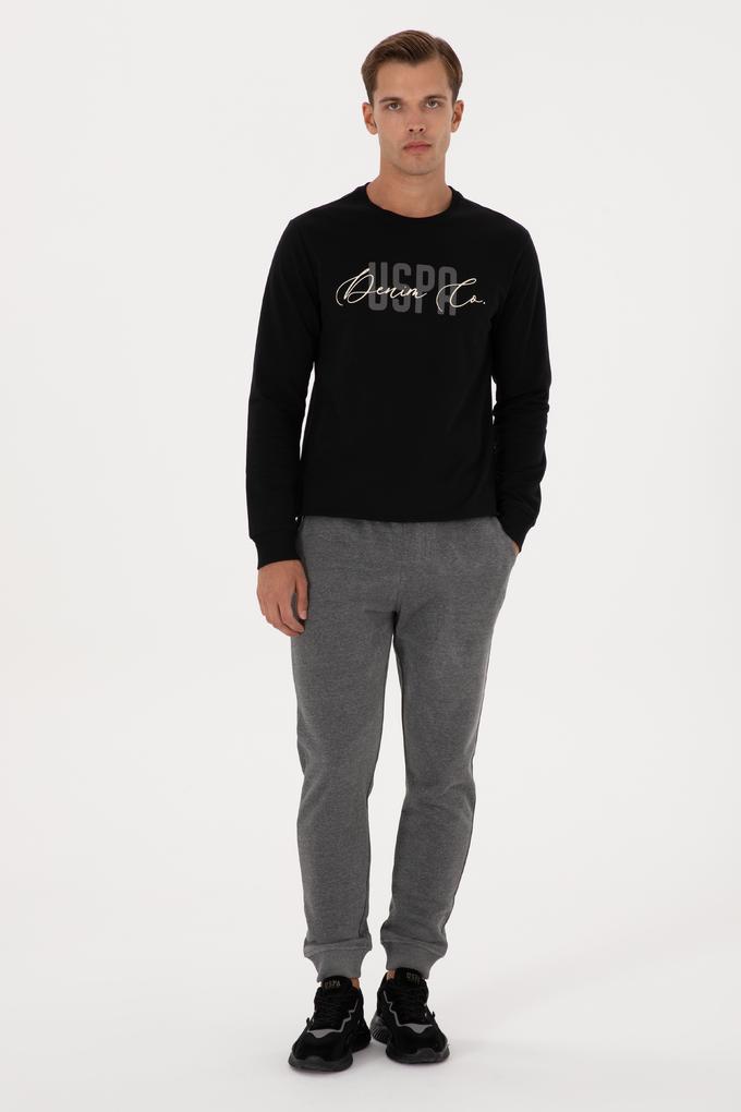 Erkek Antrasit Melanj Eşofman Altı