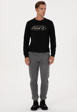 Erkek Antrasit Melanj Eşofman Altı - 50313759023