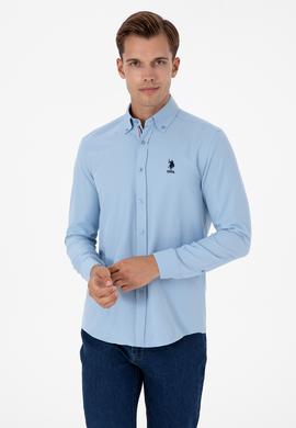 Erkek Açık Mavi Uzun Kollu Gömlek - 50317249010