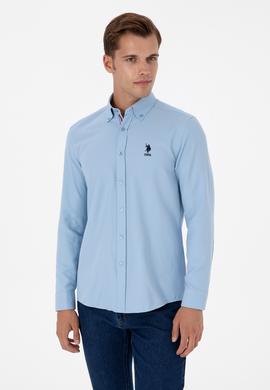 Erkek Açık Mavi Uzun Kollu Gömlek - 50317249010
