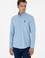 Erkek Açık Mavi Uzun Kollu Gömlek