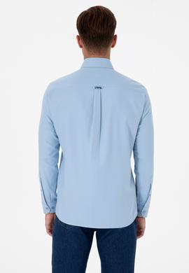 Erkek Açık Mavi Uzun Kollu Gömlek - 50317249010