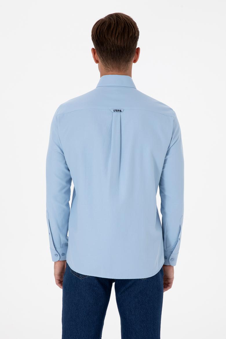 Erkek Açık Mavi Uzun Kollu Gömlek - 50317249010
