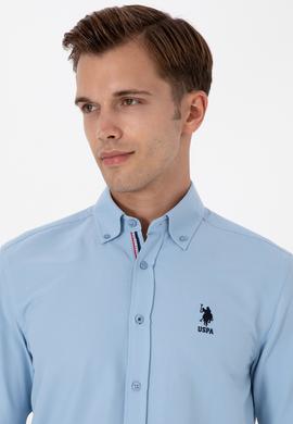 Erkek Açık Mavi Uzun Kollu Gömlek - 50317249010