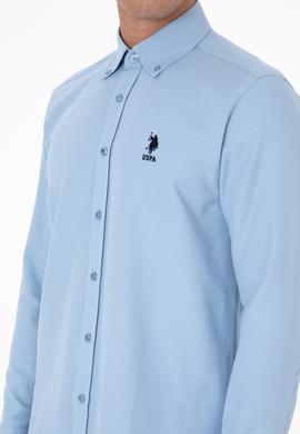 Erkek Açık Mavi Uzun Kollu Gömlek - 50317249010