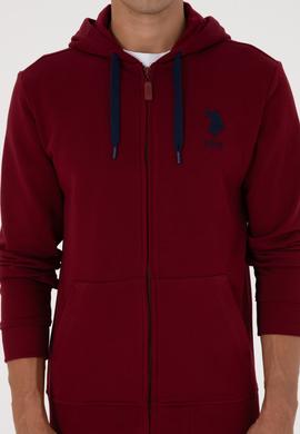 Erkek Bordo Örme Hırka - 50307765046