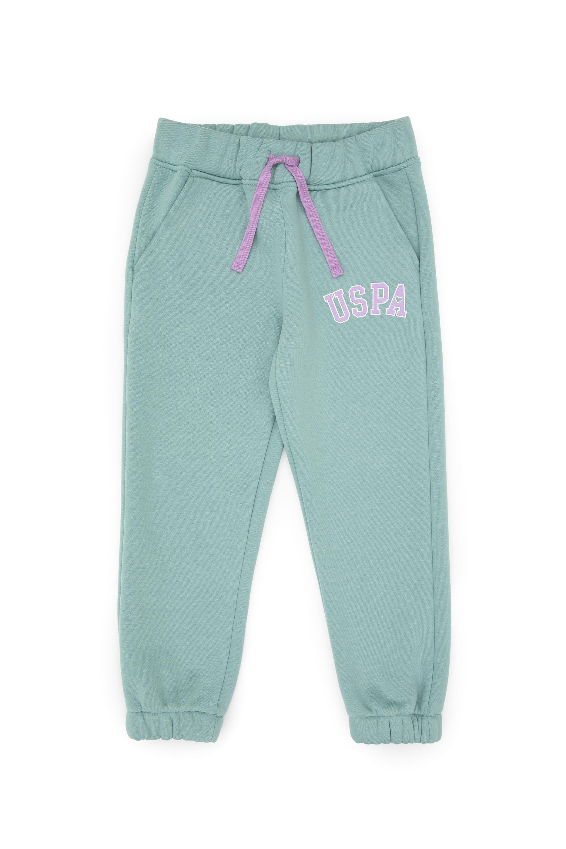 Kız Çocuk Mint Şardonlu Jogger Eşofman Altı