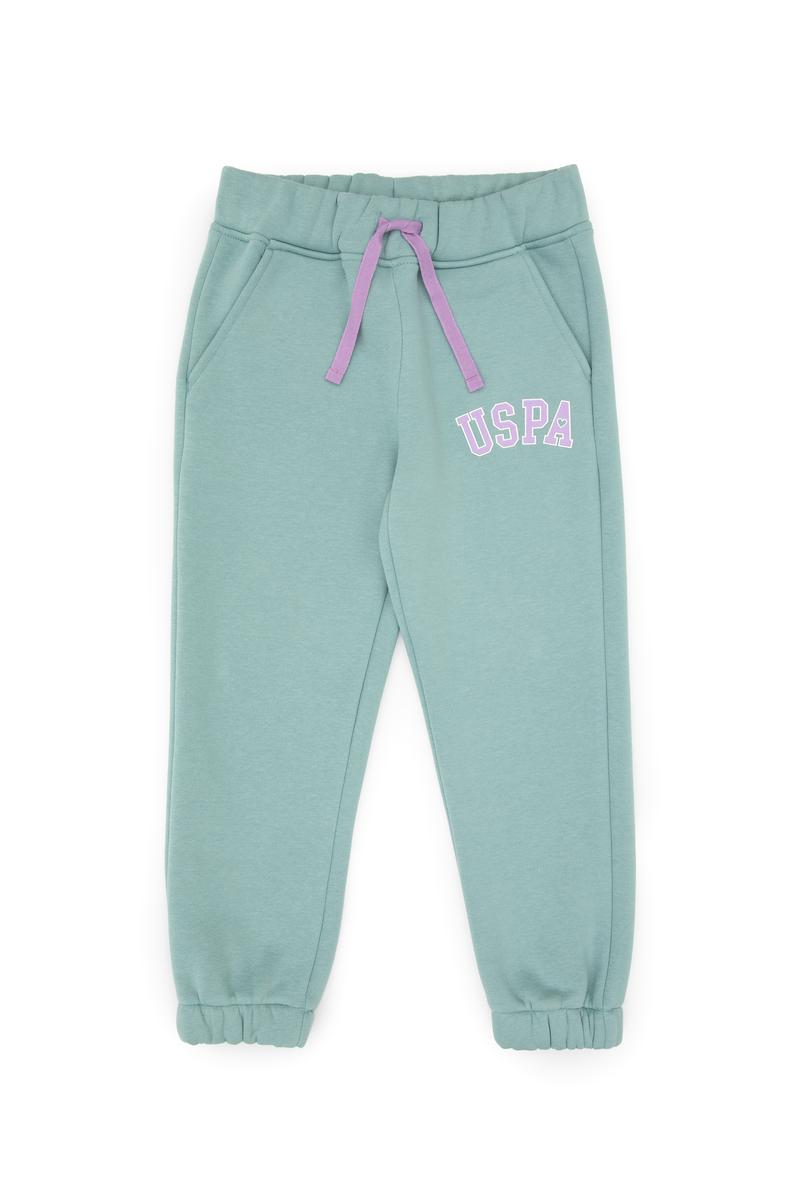 Kız Çocuk Mint Şardonlu Jogger Eşofman Altı