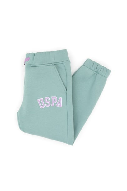 Kız Çocuk Mint Şardonlu Jogger Eşofman Altı
