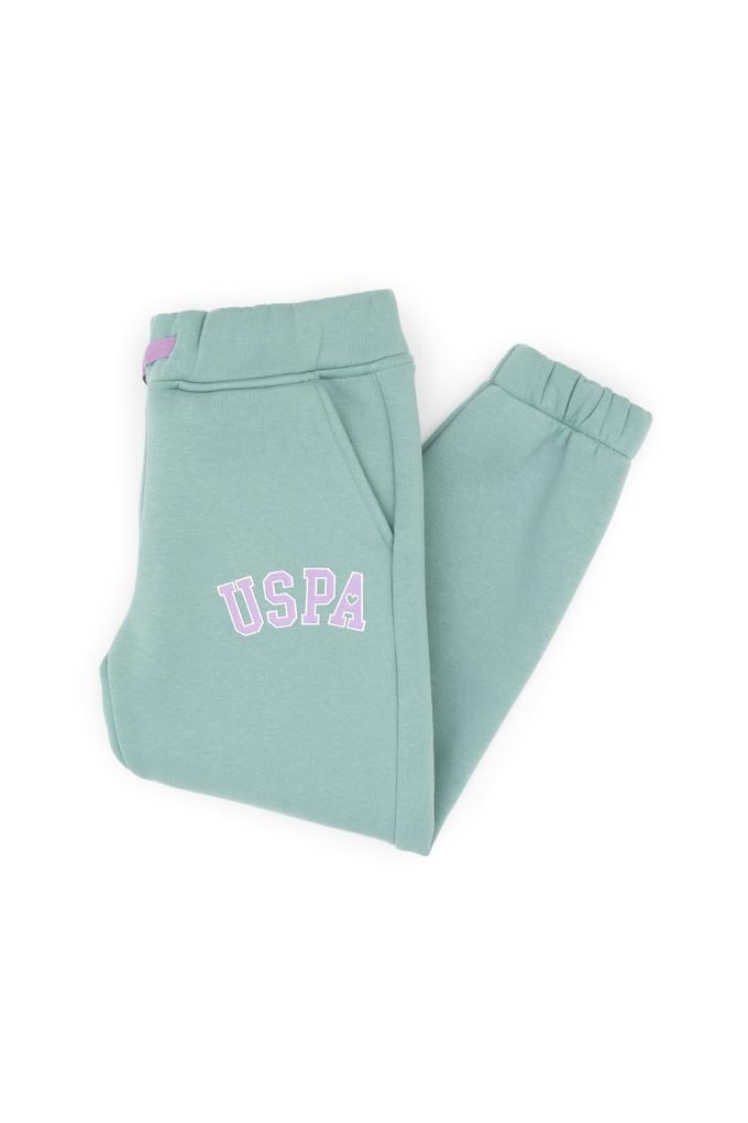 Kız Çocuk Mint Şardonlu Jogger Eşofman Altı