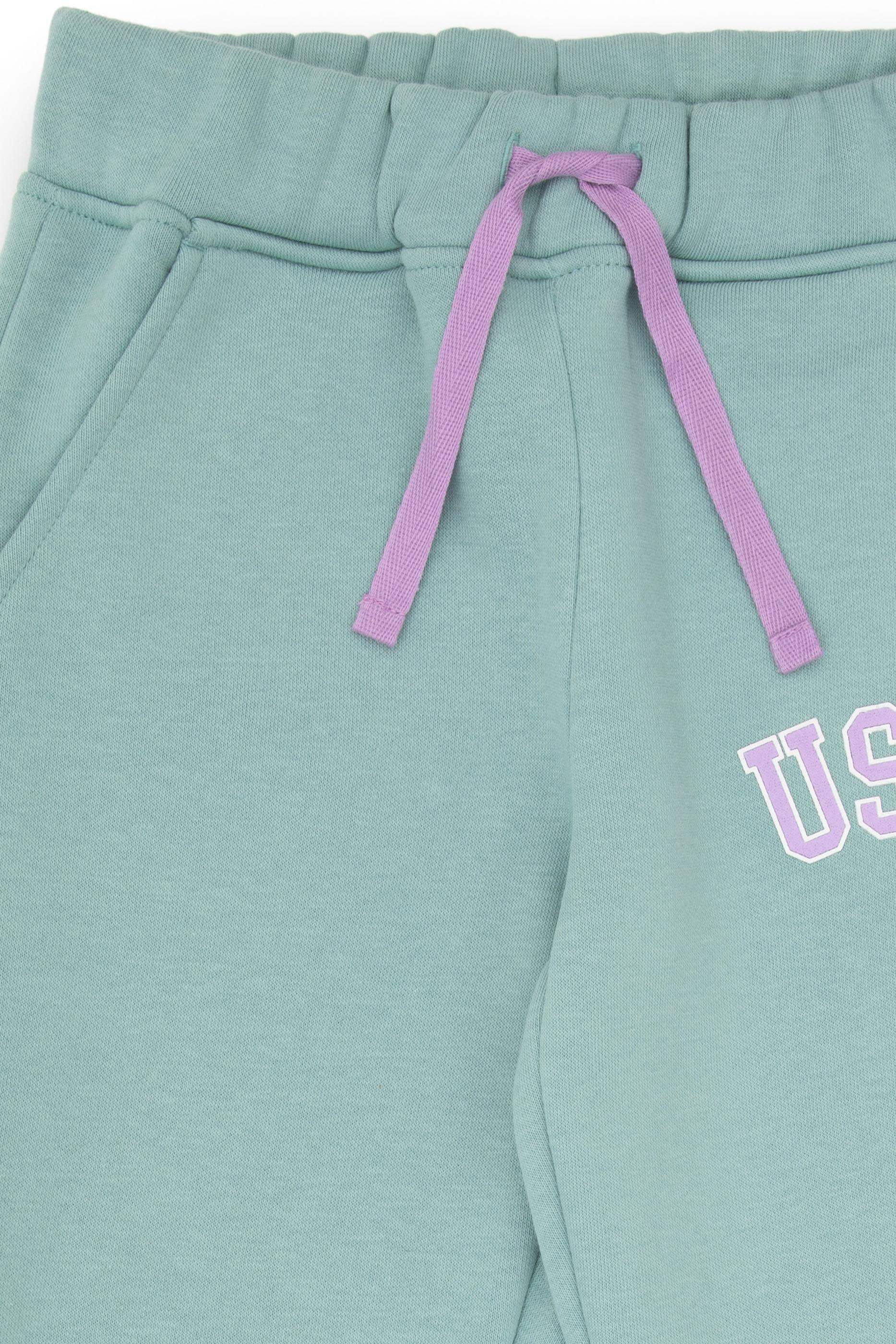 Kız Çocuk Mint Şardonlu Jogger Eşofman Altı