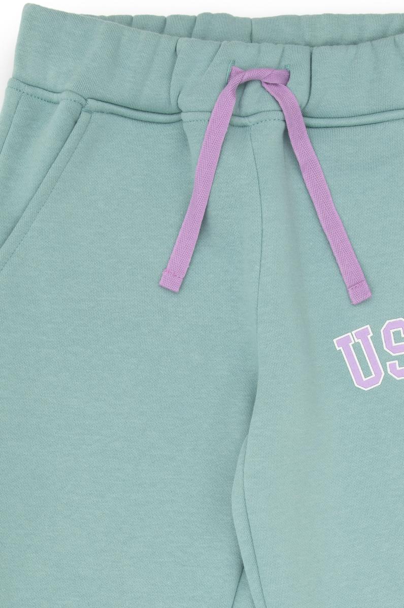 Kız Çocuk Mint Şardonlu Jogger Eşofman Altı