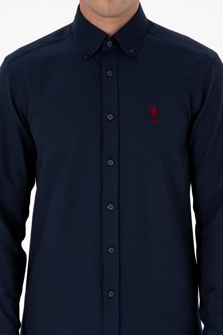 Erkek Lacivert Uzun Kollu Gömlek - 50317249006