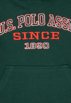 Erkek Çocuk Koyu Yeşil Kapüşonlu Sweatshirt - 50313842024