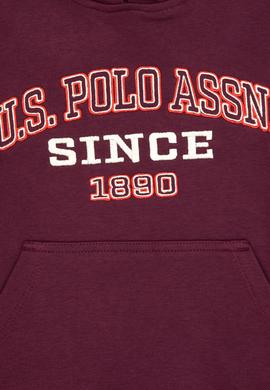 Erkek Çocuk Bordo Kapüşonlu Sweatshirt - 50313842043