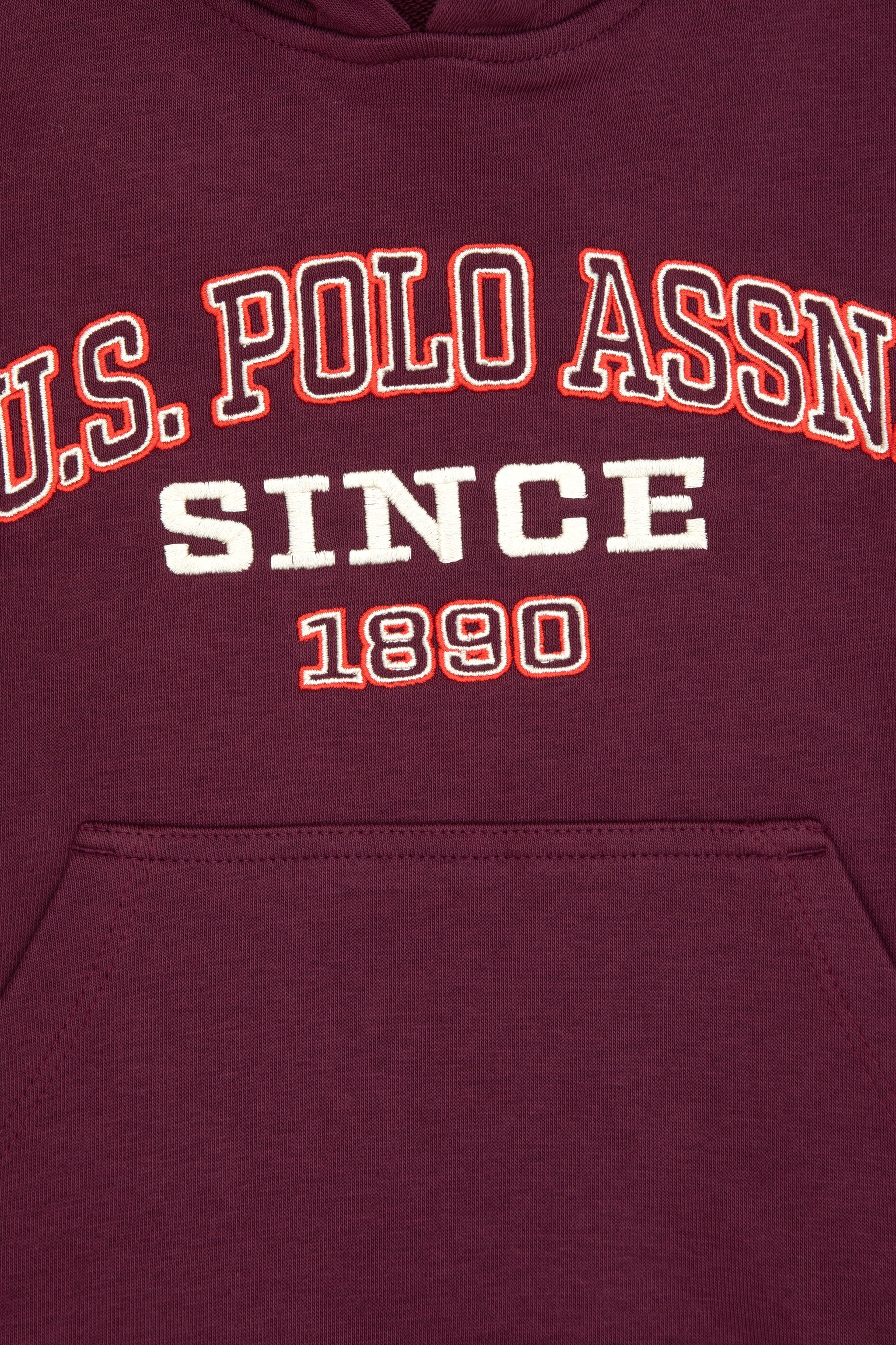 Erkek Çocuk Bordo Kapüşonlu Sweatshirt