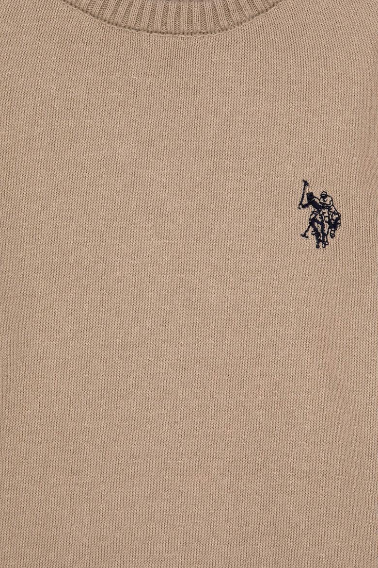 Erkek Çocuk Açık Haki Basic Kazak - 50315586044