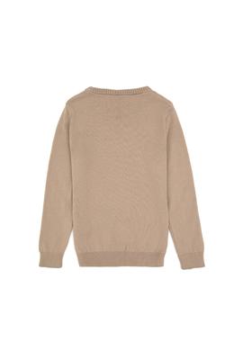 Erkek Çocuk Açık Haki Basic Kazak - 50315586044