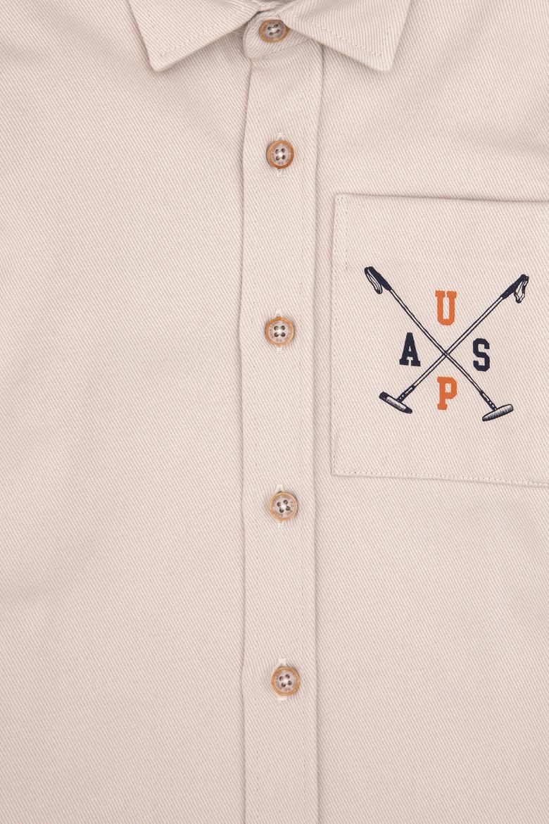 Erkek Çocuk Taş Uzun Kollu Gömlek - 50316681013