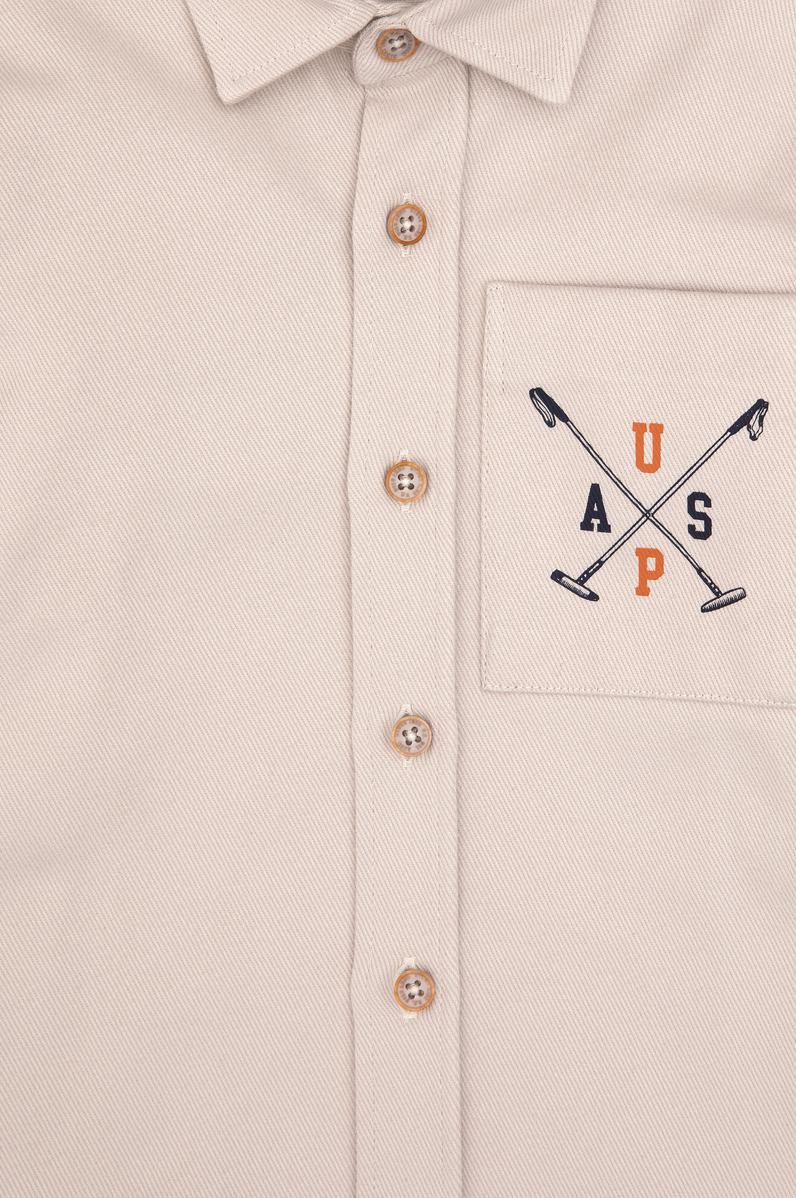 Erkek Çocuk Taş Uzun Kollu Gömlek