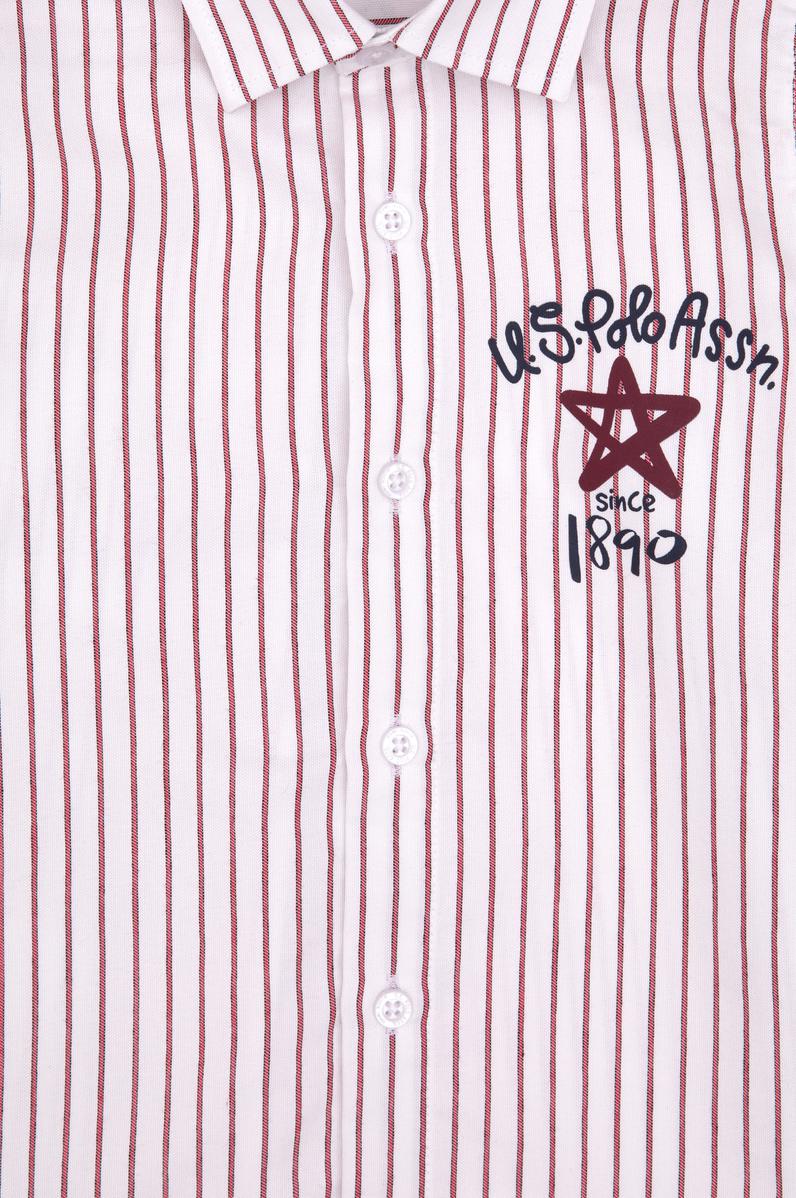 Erkek Çocuk Kırmızı Uzun Kollu Gömlek