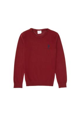 Erkek Çocuk Bordo Basic Kazak - 50307845083