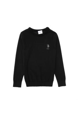 Erkek Çocuk Siyah Basic Kazak - 50307845016