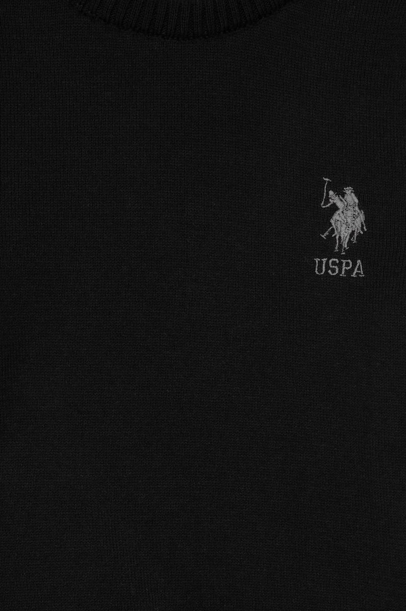 Erkek Çocuk Siyah Basic Kazak