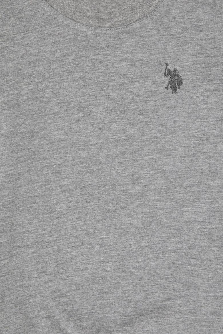 Erkek Çocuk Gri Melanj Basic Bisiklet Yaka Sweatshirt - 50314971028