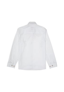 Erkek Çocuk Beyaz Uzun Kollu Basic Gömlek - 50307679001