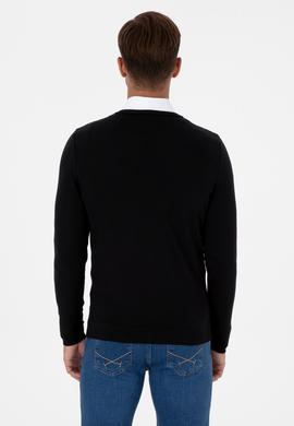 Erkek Siyah Basic Kazak - 50307778014